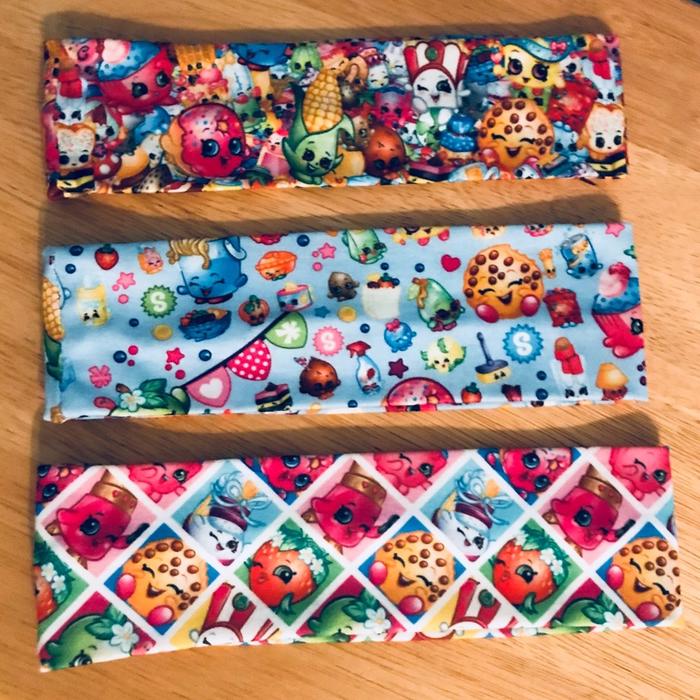 Set of 3 Shopkins headbands